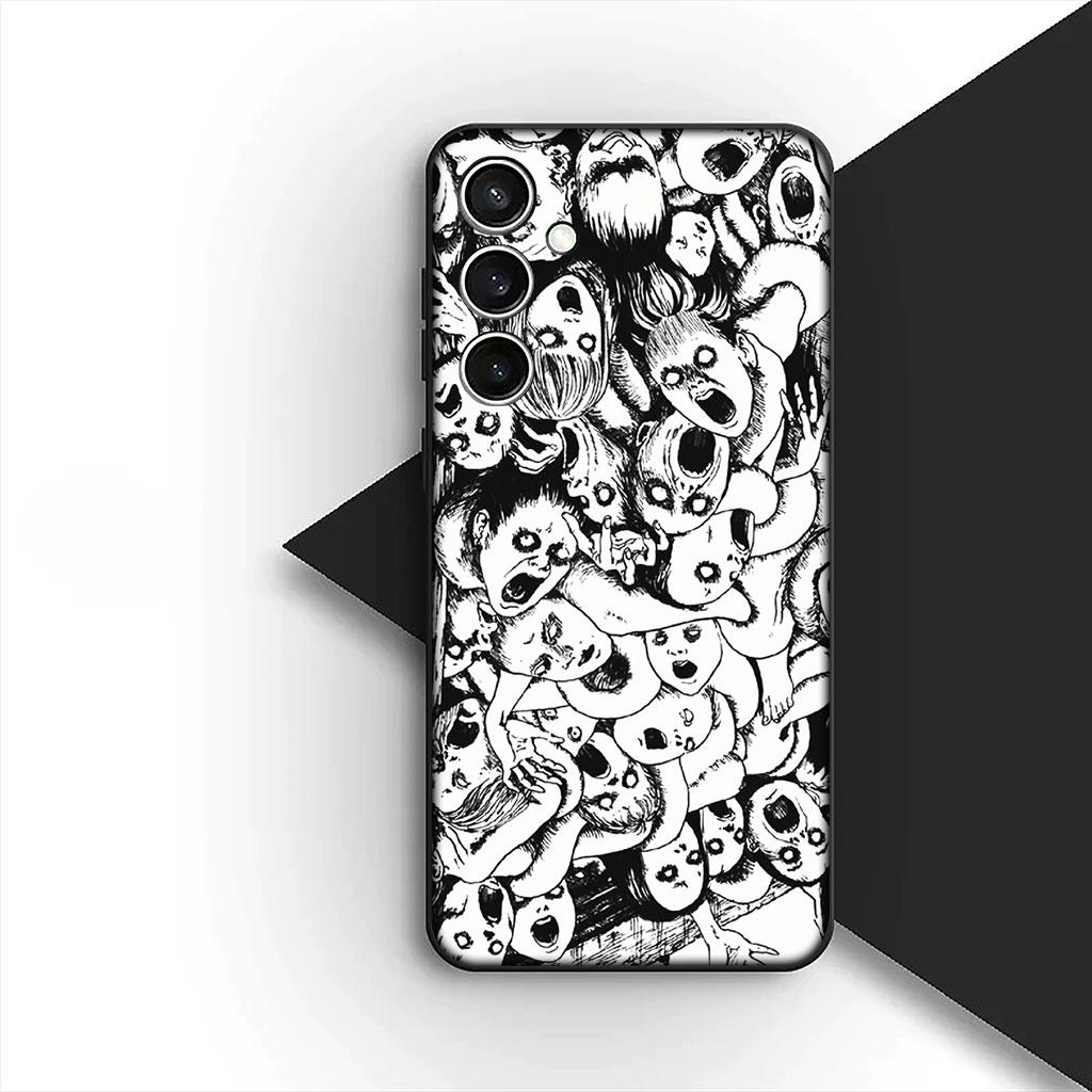 Serietidningar Junji Tomie Ito Kollektion Silikon Mobilskal till Apple iPhone 17 Air 12 13 Pro Max Mini ProMax 7 + 8 Plus Mjukt Skal