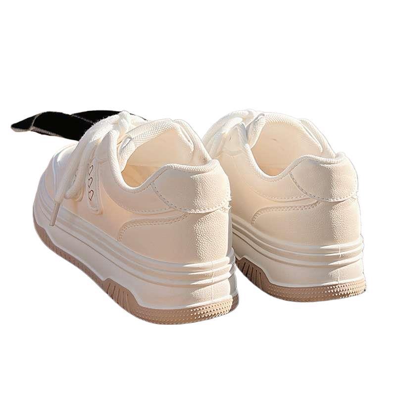 Classic Versatile Little White Shoes Women's Spring New Platform Milk Fufu Niche Casual Board Shoes Tide