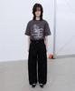 LCDC™ Frayed Line Detail Pants (Black)