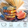 Retro Engine Coffee Mug,V8 Engines Stainless Steel Cup Personalized Double Wall Insulation Car Mug with Handle for Christmas