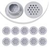 High Quality Metal Flat Round Air Vent Grill Cover Efficient Metal Cabinet PCS Round Air Vent Grill Cover Ventilation