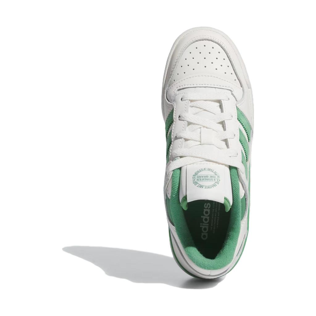 Adidas Forum Low CL J White Preloved Green Kids Sneakers Cloud-White ID8722