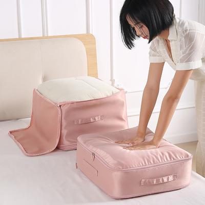 Quilt Down Coat Storage Bag With Zipper Easy Carrying Items Storage Box For Bedroom Closet