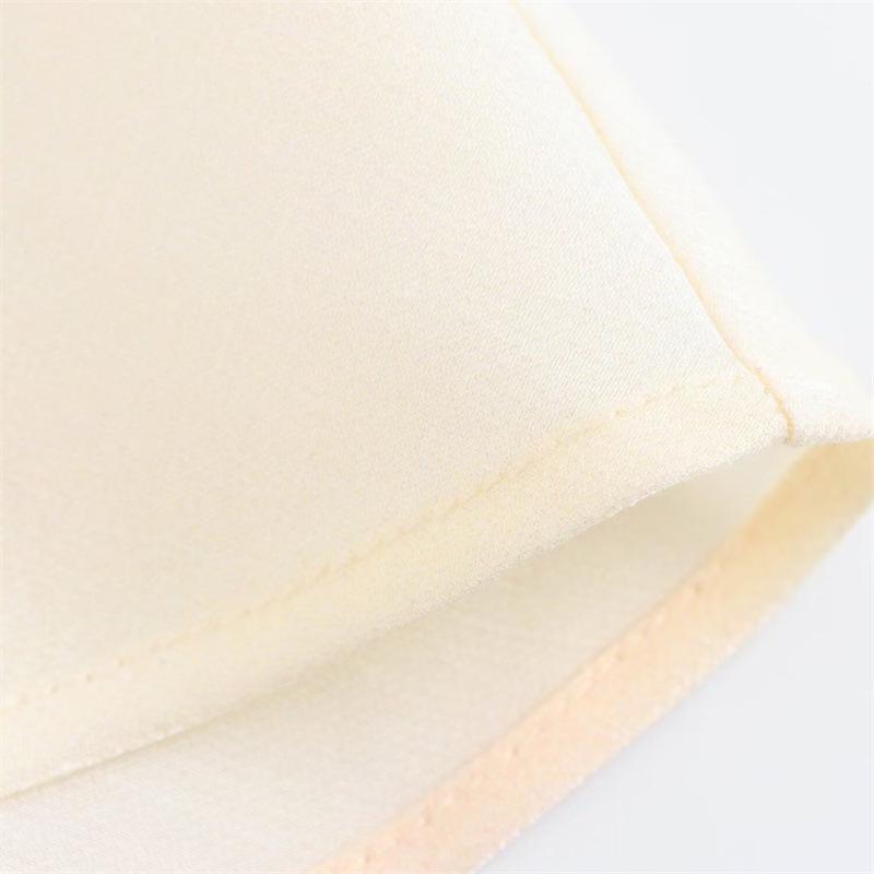 2025 New Summer Women's Metal Fabric Silk Satin Texture Dress