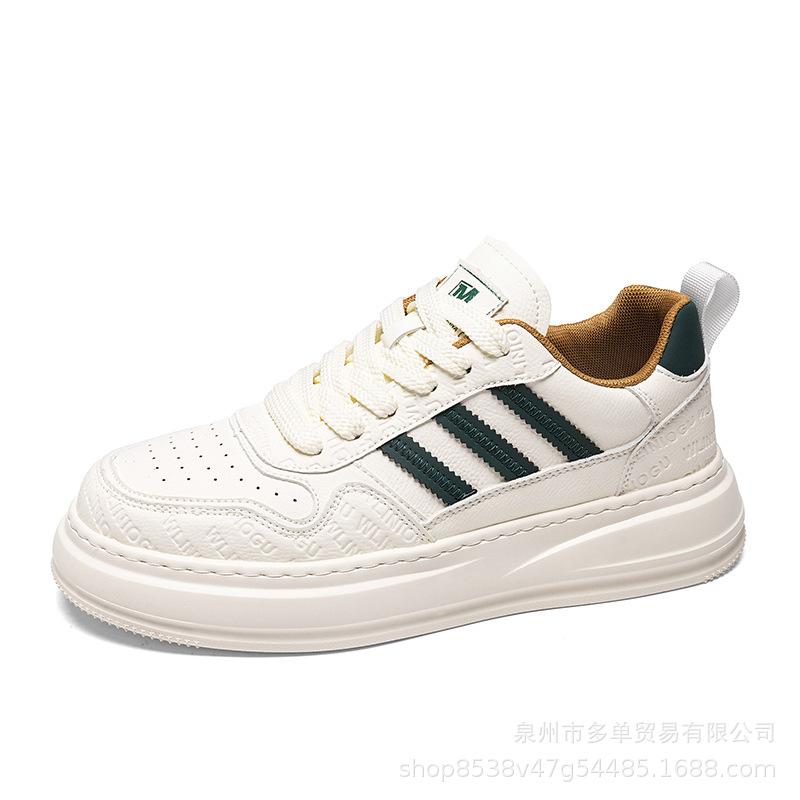 Thick-soled lightweight soft-soled cushioning sports and leisure little white skateboard shoes 39