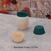 12 stk/sett Silikonkakeform Rundformet Muffins Cupcake Bakeformer Kjøkken Matlaging Bakeware Maker DIY Kakedekoreringsverktøy