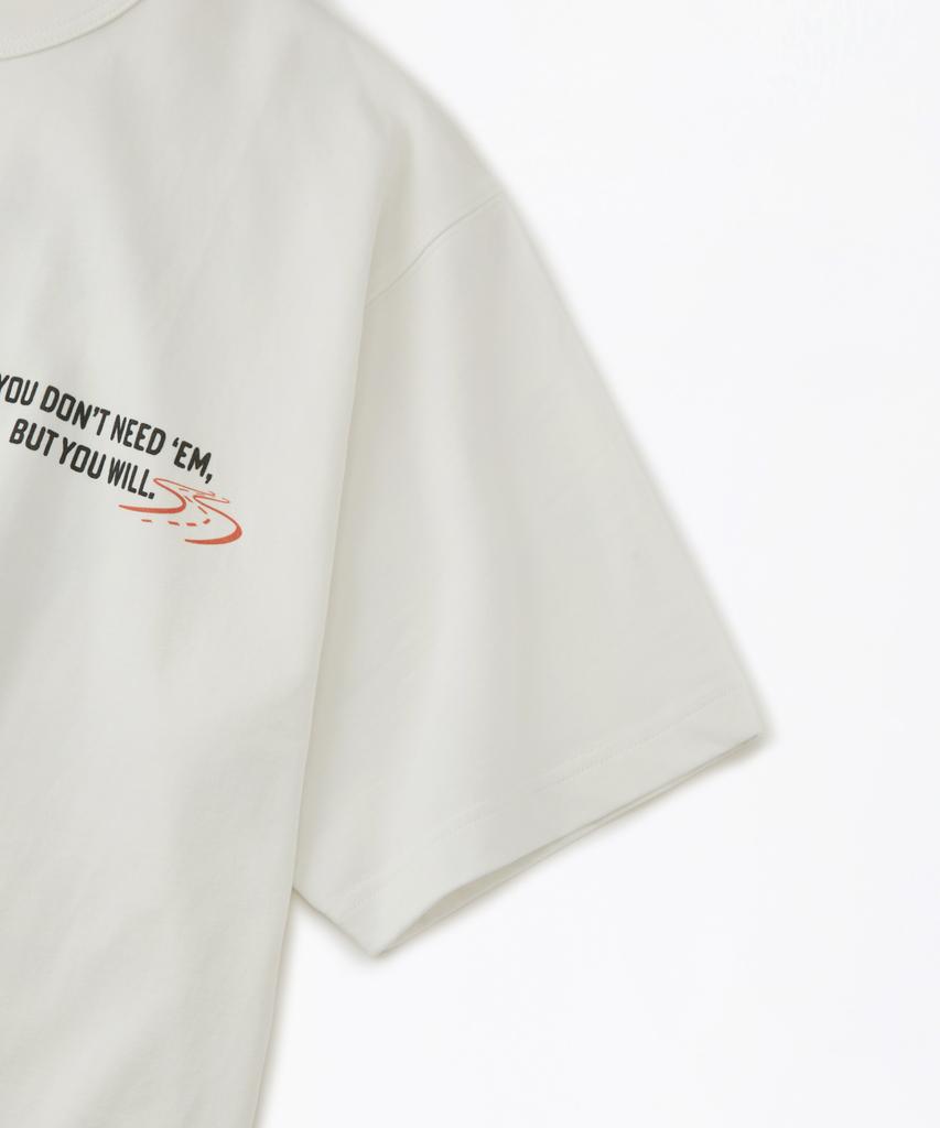 OUTSTANDING [Looney Tunes] Half Sleeve Tee(Call Us Today)_Off White