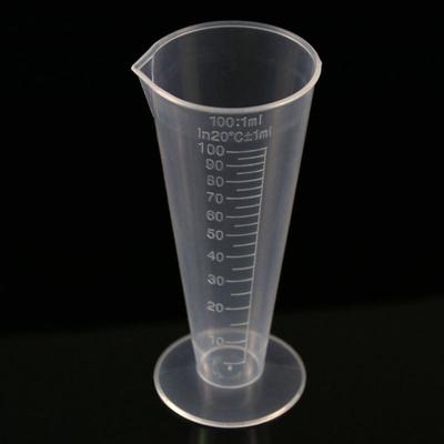 100Ml Plastic Measuring Cup Transparent Scale Measuring Cup Pour Spout Without Handle Liquid Container For Kitchen Bar Supplies