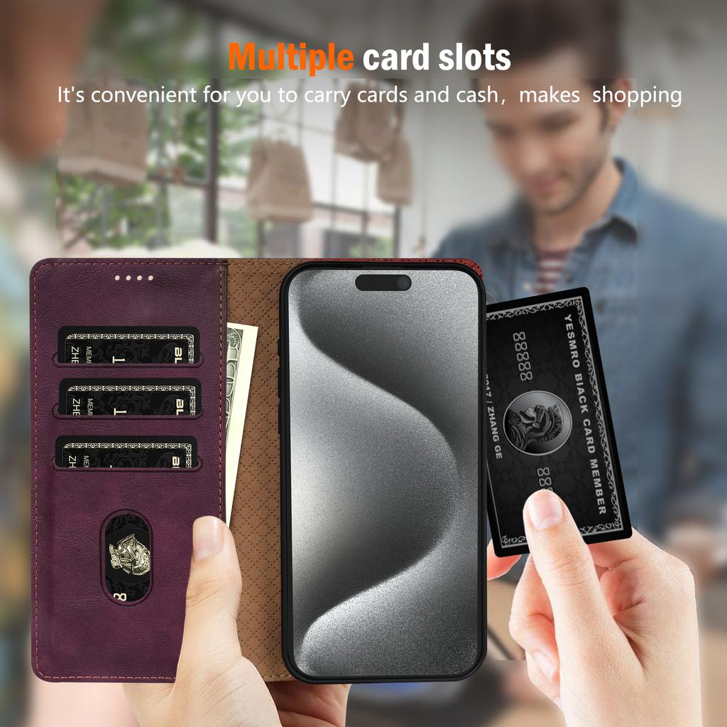 Luxury Leather Wallet Case For Google Pixel 9 10 Pro XL 10Pro 9Pro 8 7 6 Pro 9A 8A 7A 6A Business Magnetic Flip Card Slots Cover