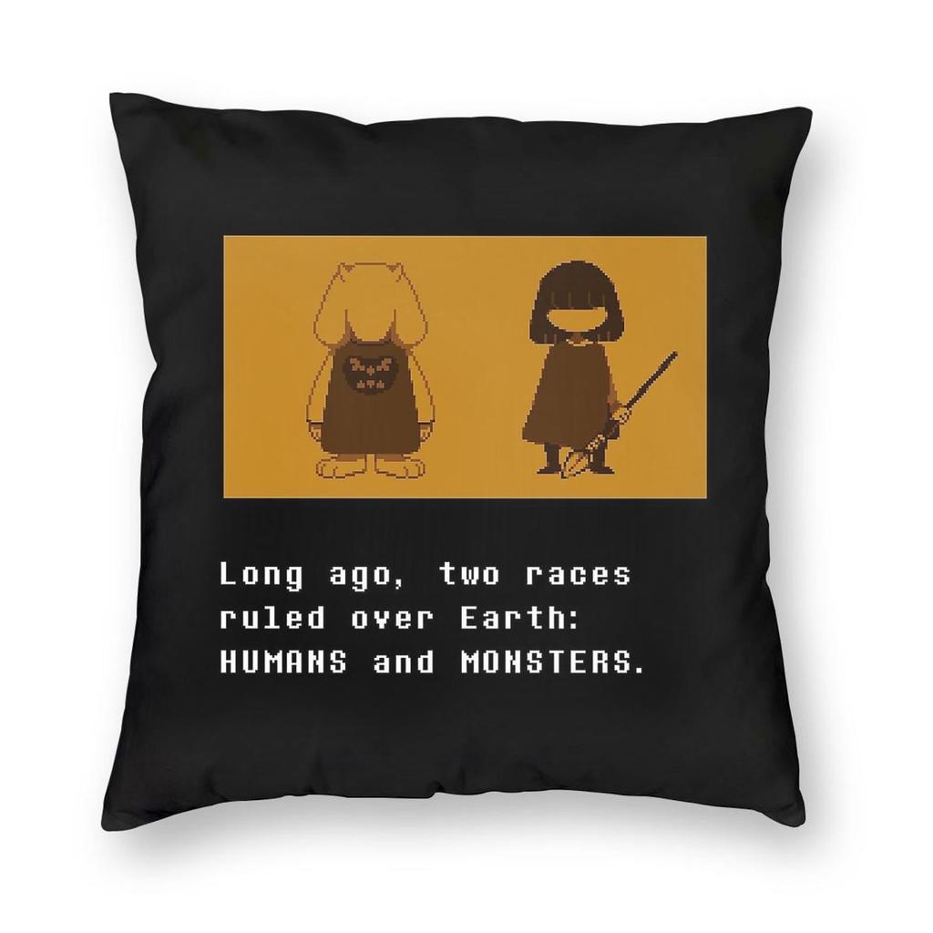 Undertale Intro Scene Square Pillowcase Polyester Linen Velvet Creative Zip Decor Throw Pillow Case Home Cushion Cover