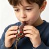 Practical Beginner Ceramic Ocarina 6 Hole Pendant Instrument with Cord for Students, Classroom Study and Regular Practice Use
