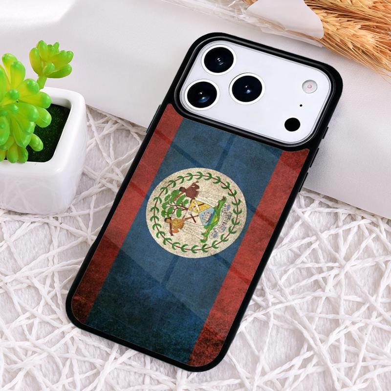 Belize Flag Phone Case for iPhone 17 Air 16 15 11 12 14 13 Pro Max Shockproof Cover