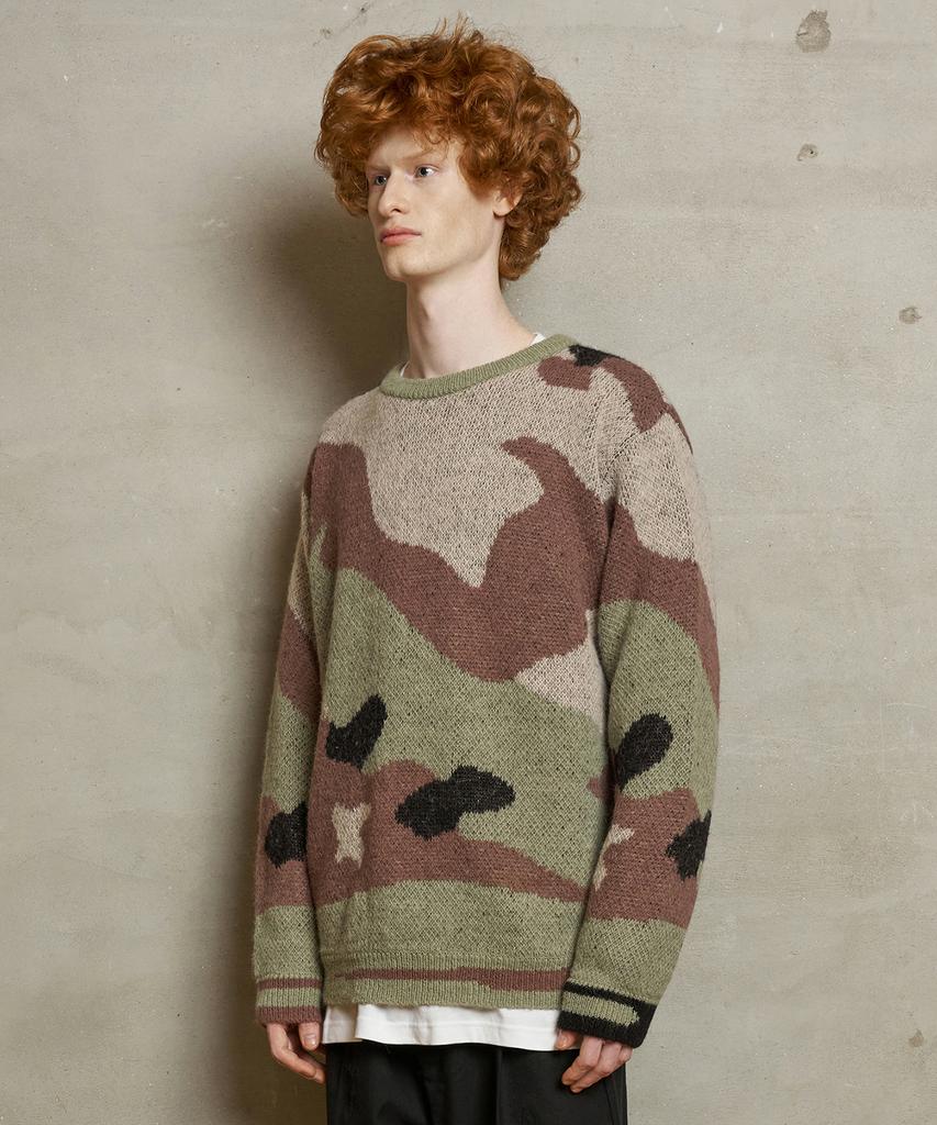 UNALLOYED Brushed Camo Knit / Khaki