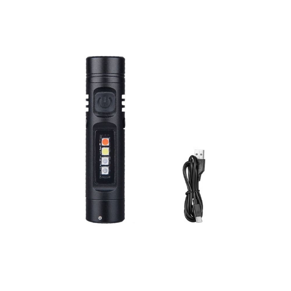 Rechargeable LED Torch Multi-Functional 3 Modes LED Flashlight Bright Tiny Battery Flashlight Traveling