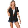 Short-Sleeve, Loose and Versatile Cardigan Short Sleeve Loose Cardigan Top