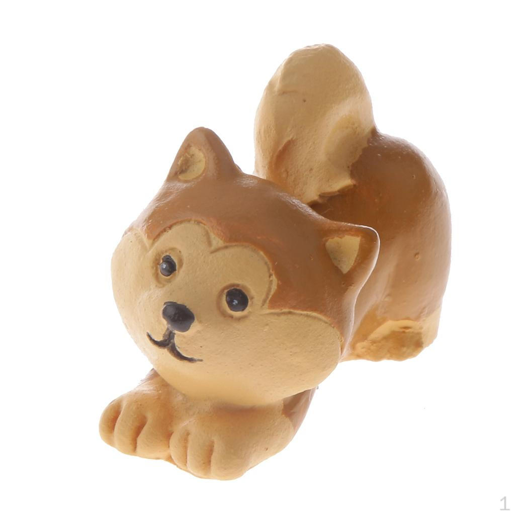 

Dog Miniature Figurine Landscape Yard Pot Bonsai DIY Decor Craft