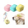 1 Stück Silikon-Haustier-Badebürste mit Shampoo-Spender - Sanfte Massage für Hunde & Katzen