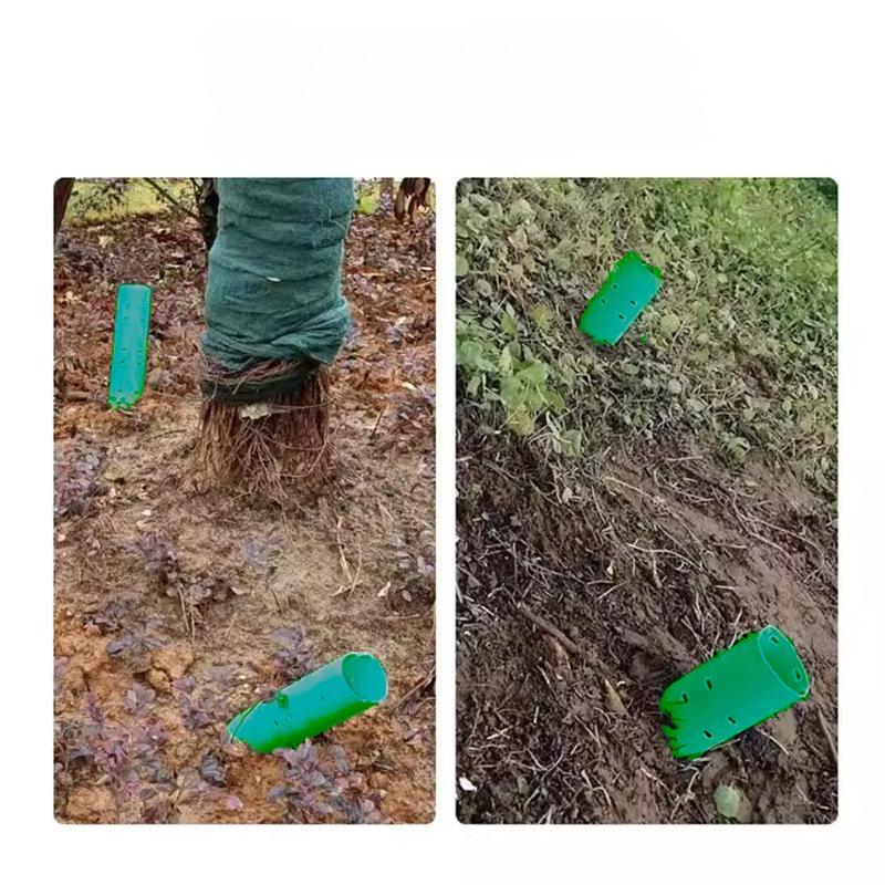 70cm 100cm Grüner Kunststoffbaum Belüftungsschlauch Wurzelbewässerung Entwässerungsrohr für Gartenlandschaft Setzlingspflanzung KTY