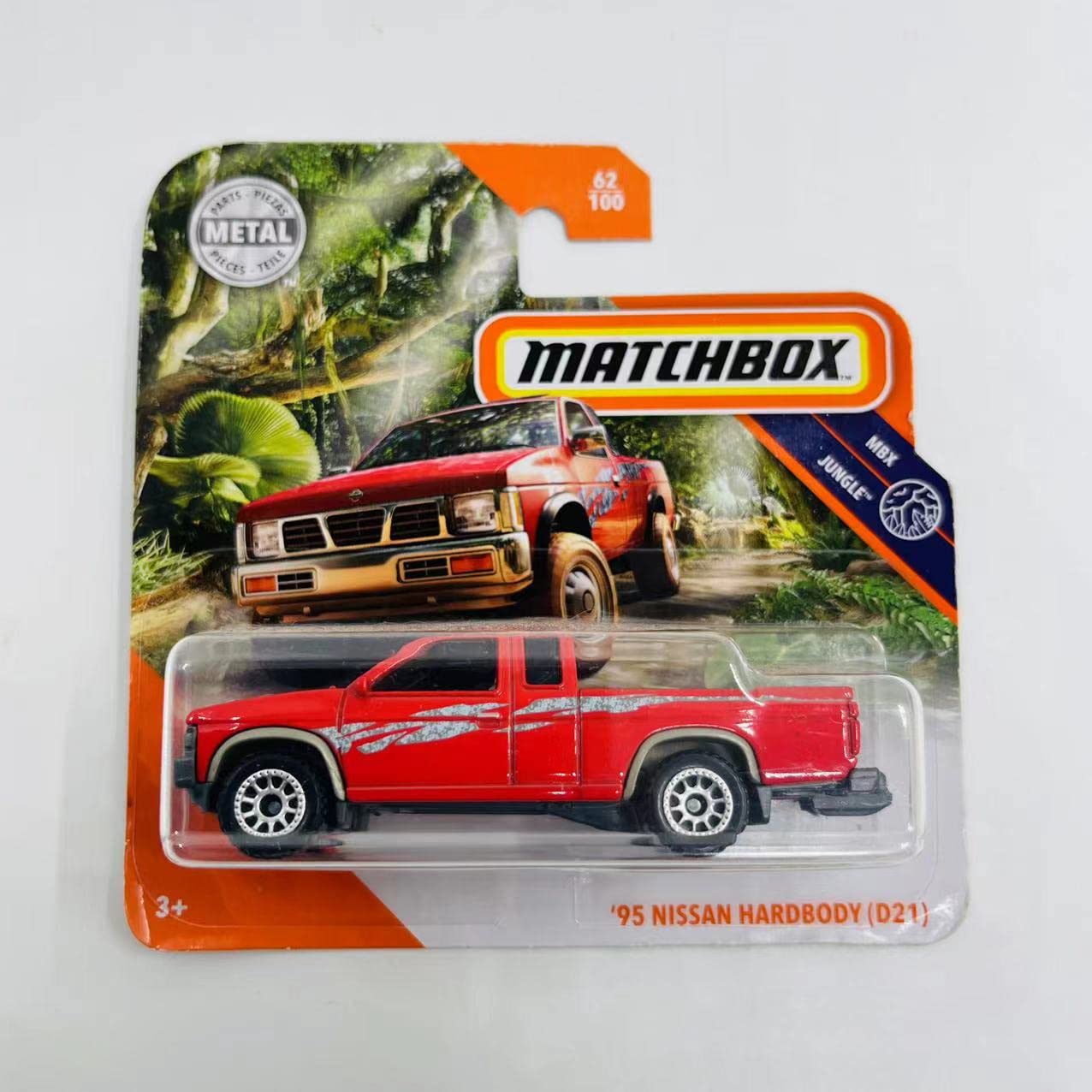 Matchbox Hardbody MBX Jungle  95 D21, [Красный] 62/100