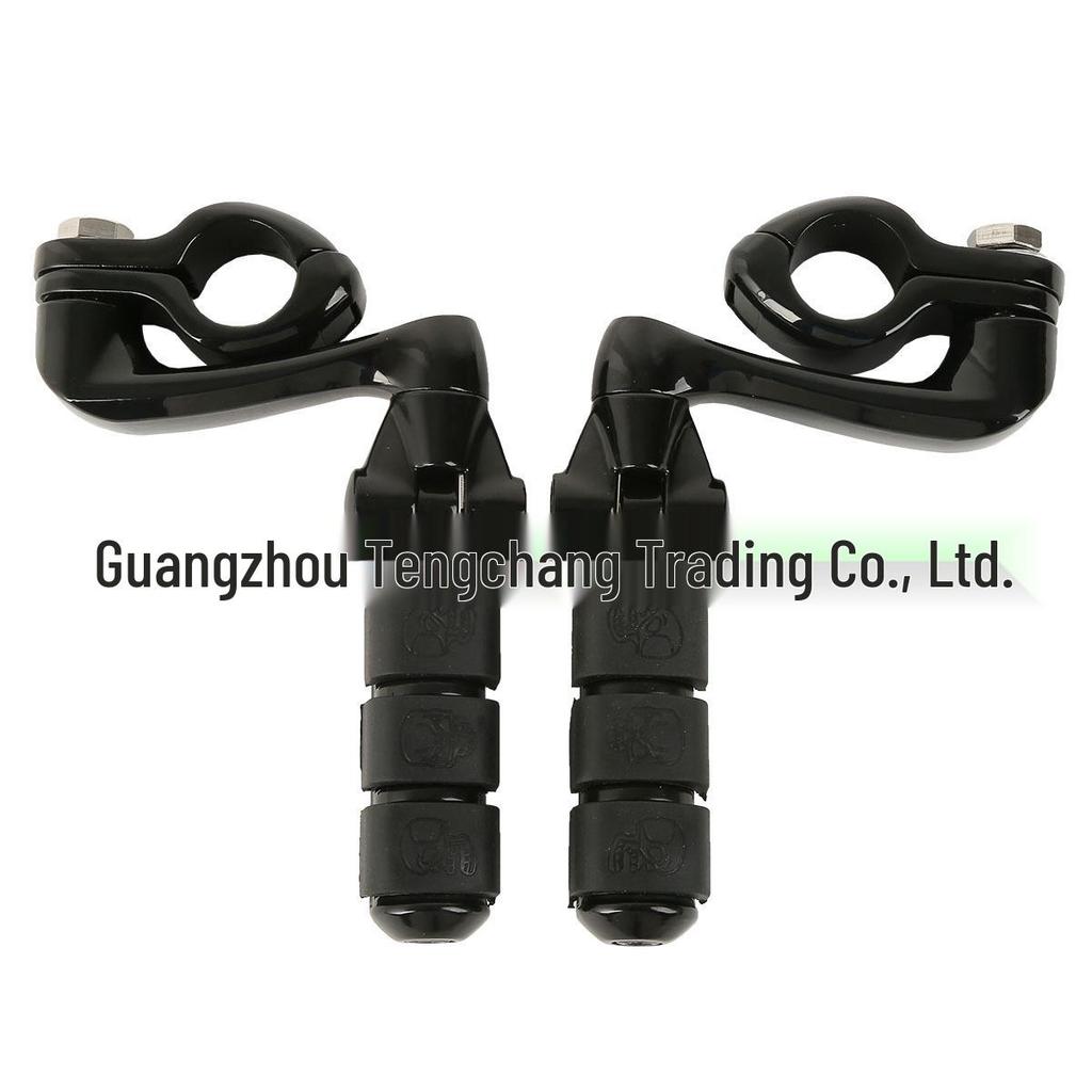 Modified Black Adjustable Foot Pegs - Pair (32mm / 1.25")