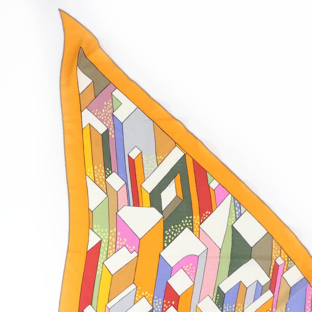 Great HERMES scarf ON A SUMMER DAY multicolor cashmere Women Used