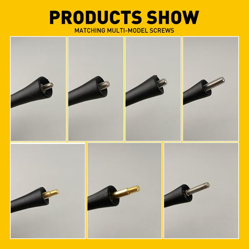 Universal 9inch Antenna Car Replacement Anti Noise Beesting Aerial FM Radio Antenna with Screws For Mazda 3 Opel BMW Seat Suzuki