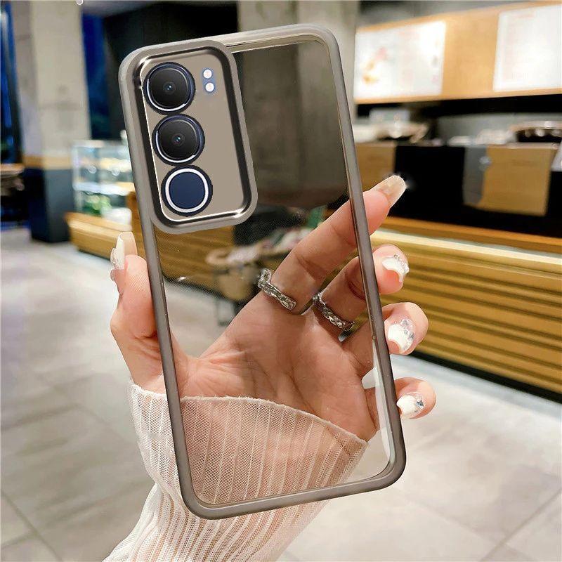 For vivo Y400 4G Case Vivo T4 lite Phone Case vivo IQOO Z10 lite Cover Vivo Y19s GT Case Shookproof Plating Silicone back cover