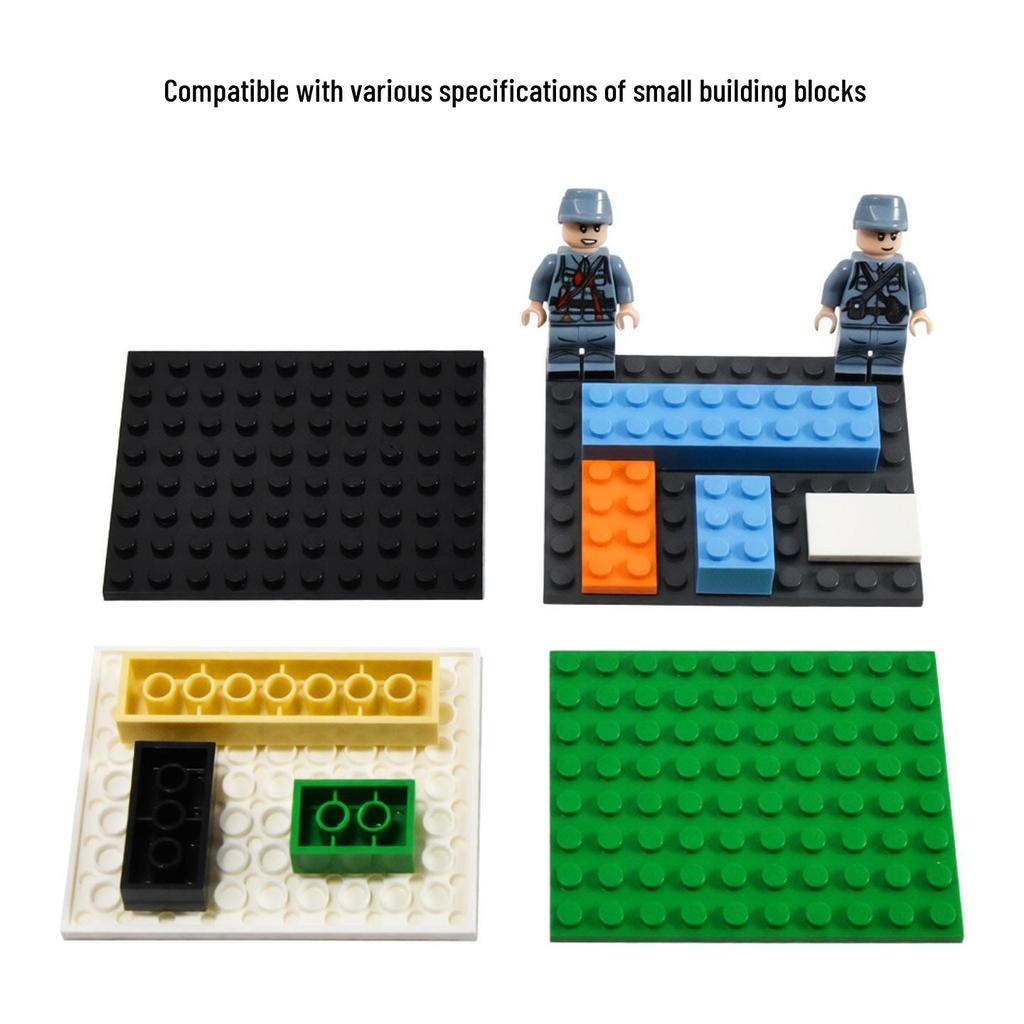8x10 Stud Small Particle Base Plate for Lego-Compatible Building Blocks – Ideal for Science Education and Construction Projects