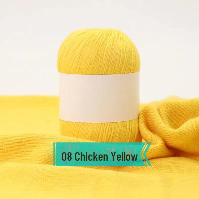 Hand-woven Cashmere Yarn - 3 Ply Soft Wool for Sweaters - Spot Processed Ball of Yarn