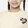 Nike Swoosh Letter Print Round Neck Casual Long Sleeve Sweatshirt Baby sweatshirt Coconut-Milk HF2189-113