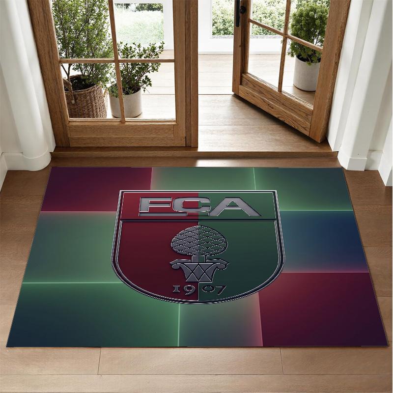 FC Augsburg FC Design Crystal Velvet Rug Soft Decorative Mat for Bedroom Entrance