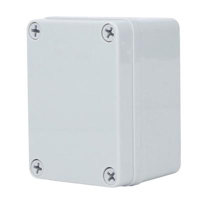 Caixa de Junção 110*80*70mm IP66 com Placa de Montagem Caixa para Projeto Elétrico DIY Caixa Elétrica à Prova d'Água Cinza Projetos DIY