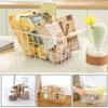Ins Wind Wrought Iron Storage Basket Japanese Desktop Storage Basket Bathroom Simple Storage Basket Kitchen Storage Box Desk Organizer