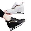 Women's Trendy 2024 Sporty Casual Height-Boosting Korean Style Leather Shoes