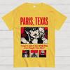 Klasyczny horror z lat 90. Paris Texas Graficzny Nadruk Koszulka Vintage Spierana Bawełna Męska Damska Letnia Streetwear Oversize Nowe Koszulki