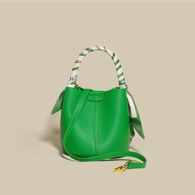 Leather Premium Texture Bucket Bag Women's New Versatile Fashion Large Capacity Messenger Handbag