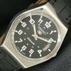 VINTAGE SEIKO 5 AUTOMATIC 7009A JAPAN MENS BLACK COLOR DIAL WATCH A709006-1