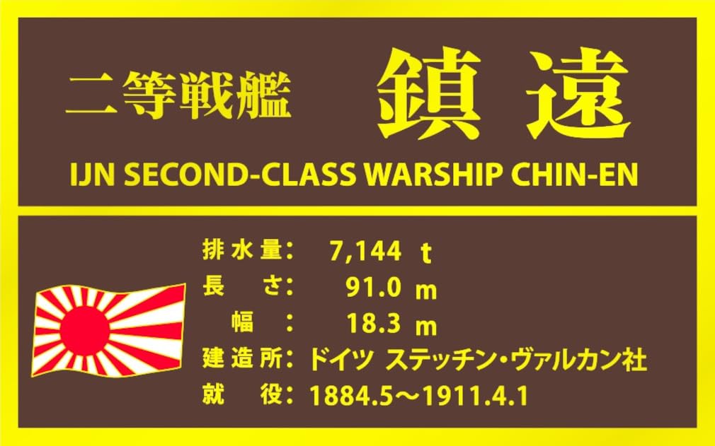 Foresight 1/500 Japanese Navy Second-Class Battleship Zhenyuan Resin & Metal Kit MSM-033 (Ship)