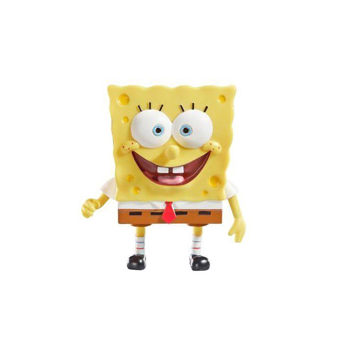 Figurine d'action - The Noble Collection - Bendable SpongeBob - Articulée - Durable - 9.5x6x11.5 cm