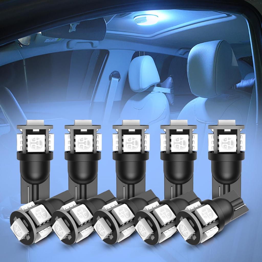 Marsauto T10 LED License Plate Light, DC Car, Non-Polarized, Position Lamp, Room Lamp,