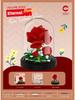 Simulated Preserved Flower Sunflower & Rose Building Blocks - Compatible with LEGO, Ideal for Ornaments & Gifts