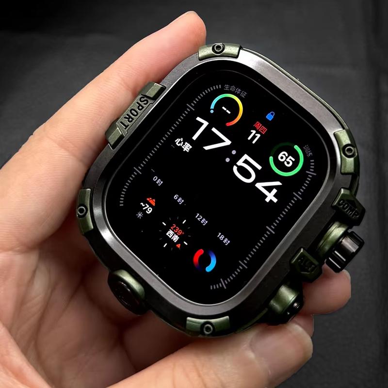 Vollständige Hülle + Armband für Apple Watch Ultra 3 2 49mm Harte Stoßstange GWG Style Displayschutzfolie für iWatch Series 11 10 46MM 45MM 4