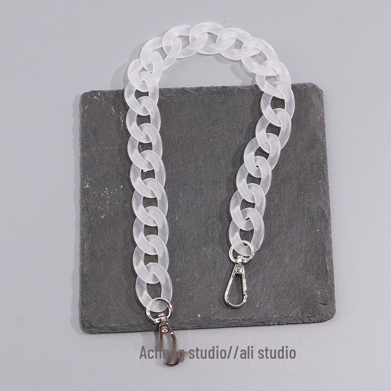 Multi-color Acrylic Chain: Versatile Bag Strap, Phone Lanyard, and Crossbody Accessory