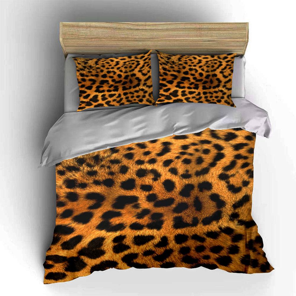 Leopard Spots Pattern. Bedding Sets Duvet Cover Sets Duvet Covers Pillowcases(1 * Duvet Cover 2 * Pillowcases Without Duvet Insert)