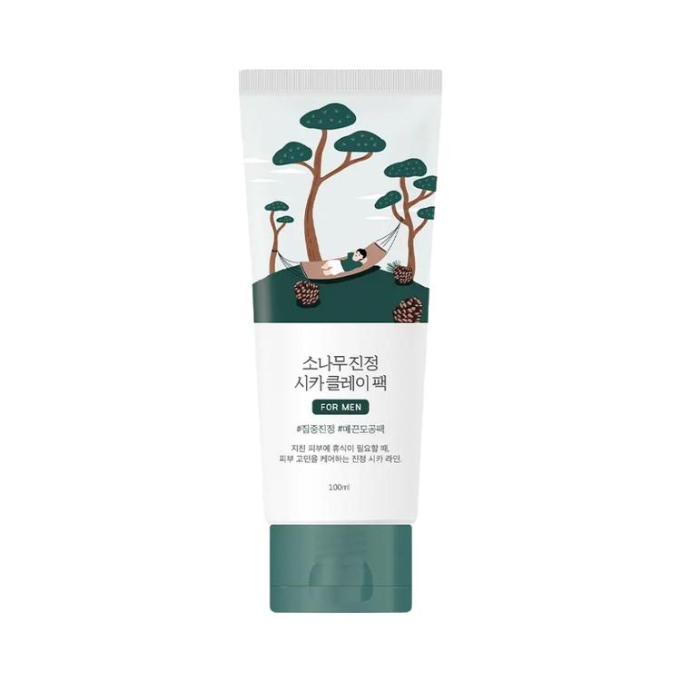 

[Round Lab] For Men Pine Calming Cica Clay Pack Soothing & Detoxifying Skin Care 100ml