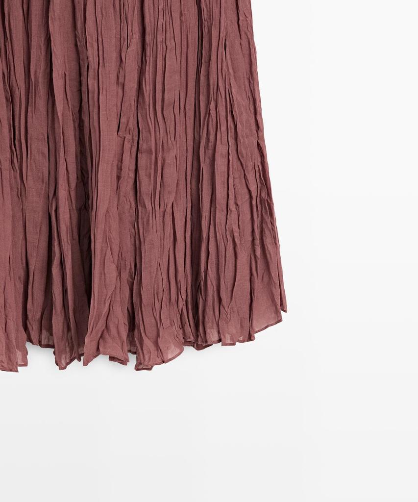 Masimodutti Fluid Gode Midi Skirt