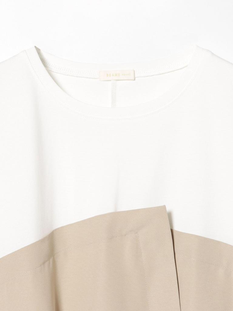 Cut Combination Layered Dress for GREIGE ONE SIZE [Beams Heart] One-piece Women,