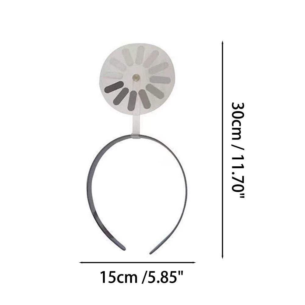 Kreatywny Zabawny Design Ładowanie Mózgu Opaska do Włosów Wsuwka do Włosów Zabawna Obracana Prosta i Urocza Opaska Ozdoba na Festiwal Party Prezenty