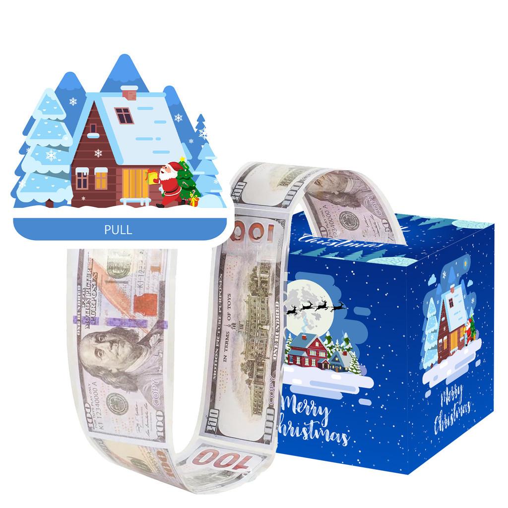 Snowhouse Party Blue Decor Gift Box For Christmas Event And Setup Celebration