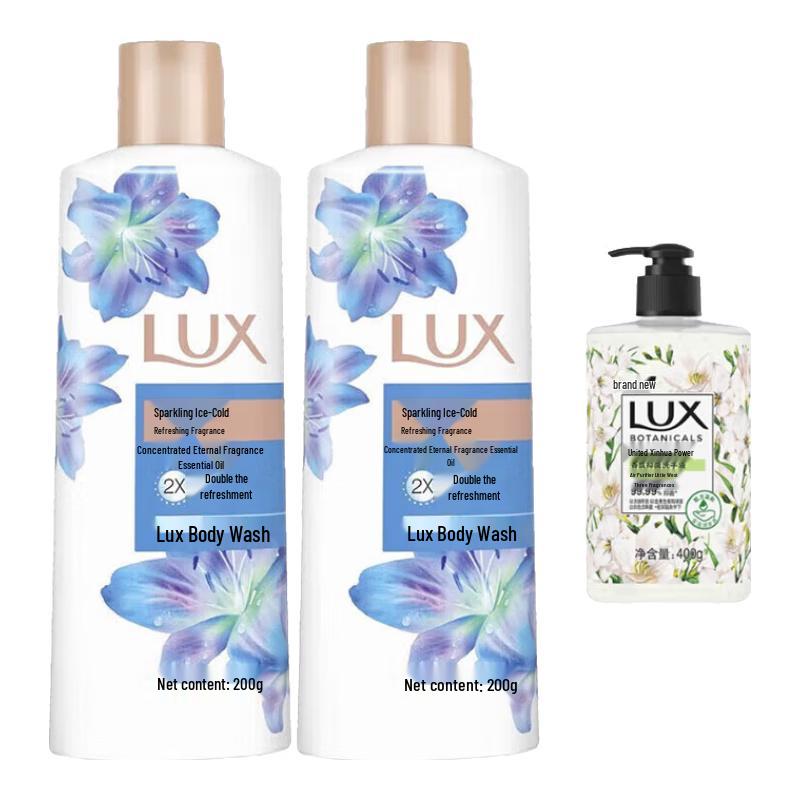 

LUX Sparkling Ice Cool Shower Gel & Freesia Hand Wash Set